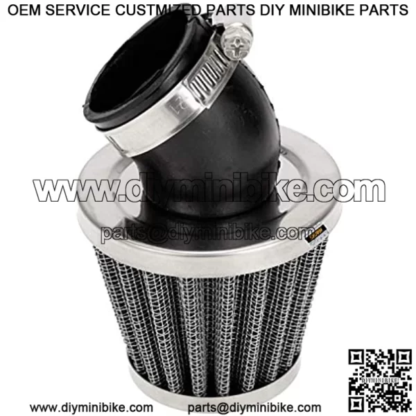 35mm Go Kart Bent Rubber Tube Air Filter Cleaner for NST SunL Kazuma Baja 50cc 70cc Coolster 110cc 125cc Atv Xr50 Crf50 CRF80F XR50R Dirt Pit Bike Scooter - Image 3