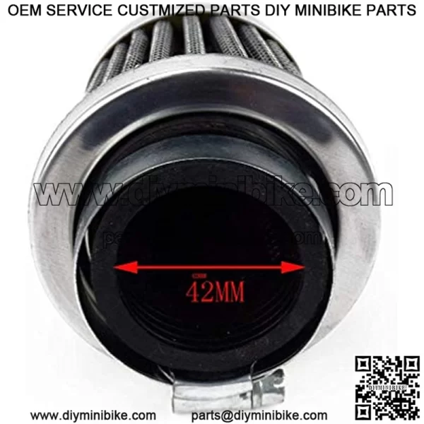 42mm Motorcycle Air Filter for Honda Kawasaki Suzuki Yamaha Bike 200cc 250cc ATVs Quad Dirt Pit Bikes GY6 125cc 150cc Scooter Moped Howhit 150cc Yerf dog Go Kart - Image 2