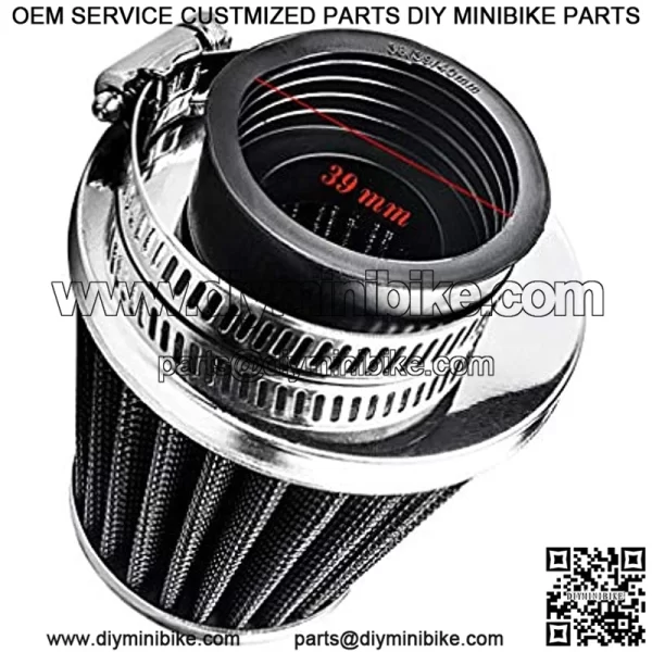 38mm 1.5" Air Filter for 49cc 50cc 70cc 90cc 110cc 125cc 150cc 200cc Atv Quad Dirt Pit Bike Gy6 Scooter Go Kart - Image 2