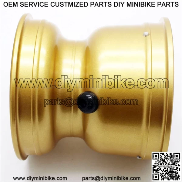 Golden color go kart parts 5 inch rims for 10*4.5-5 tire