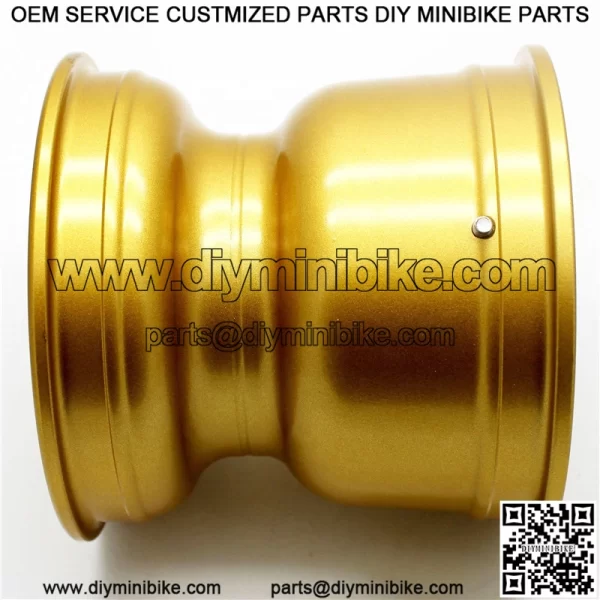 Golden color go kart parts 5 inch rims for 10*4.5-5 tire - Image 4