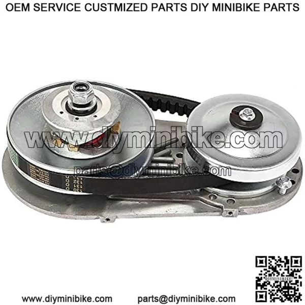 212CC Torque Converter 6.5 HP 3/4" Go Kart Mini Bike Comet Clutch 10T 40/41 and 12T 35 Chain Predator Driver Pulley Replacement Set - 30 Series - Image 3