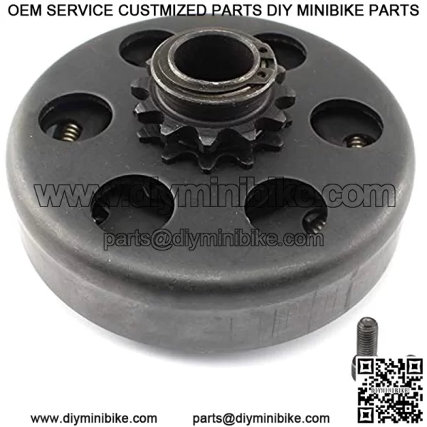 Kart Centrifugal Clutch 3/4"Bore, 12 Tooth 35 Chain??Up to 6.5 HP with 3/4" Shaft 212 212 cc for Go Kart Mini Bike Fun Kart Engine Clutch - Image 2