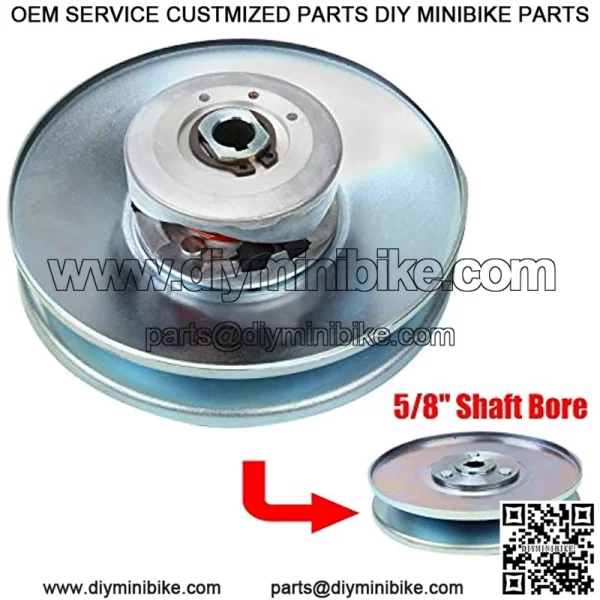 30 Series Torque Converter 5/8" ID 7" Diameter Driven Clutch Go Kart Mini Bike Replaces Comet 219457A