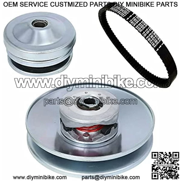 30 Series Torque Converter 3/4" Driver + 5/8" Bore Driven Clutch + 203591 Belt Go Kart for Yerf-Dog with Tecumseh