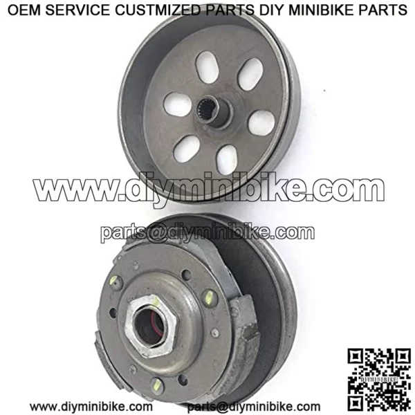 Clutch Assembly Rear Clutch for GY6 125cc&150cc 152QMI 157QMJ Engine Scooter ATV - Image 4