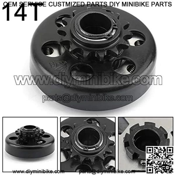 13HP Go Kart Centrifugal Clutch 1inch Bore 14T 14 Tooth for 40 41 420 Chain - Image 2