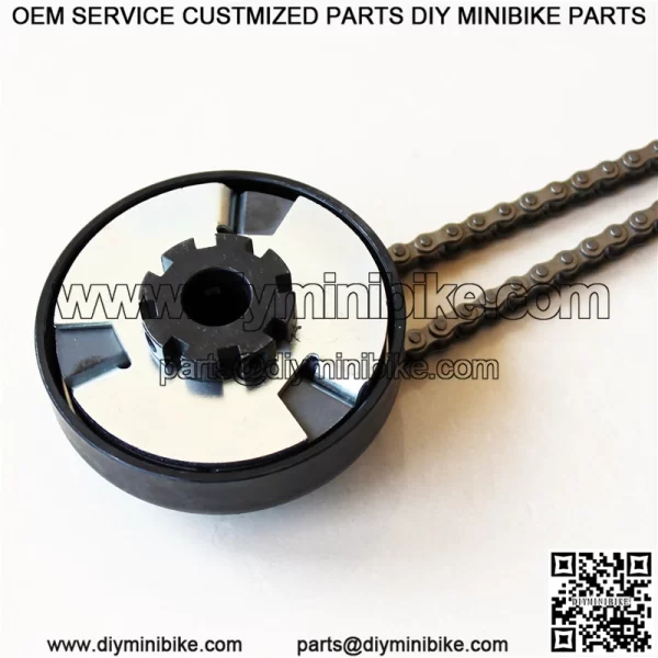 12T 3/4" #35 centrifuge clutch and #35 chain - Image 3