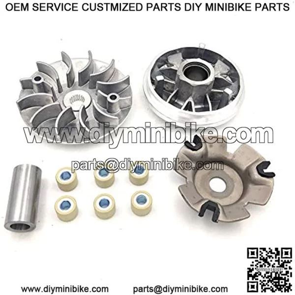 Clutch Assembly Set Fit GY6 150cc scooter 152QMI 157QMJ Engine taotao Go Kart ATV Quad 842 belt - Image 3