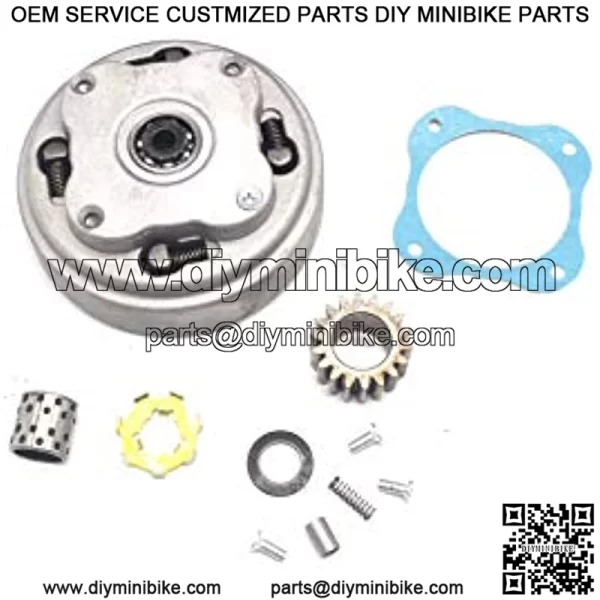 17 Teeth Clutch Assembly Semi Automatic for 50cc 70cc 90cc 110cc 125cc ATV Go Kart Dirt Bike - Image 4