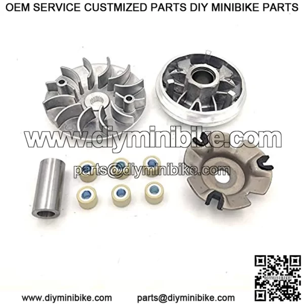 Clutch Assembly Set Fit GY6 150cc scooter 152QMI 157QMJ Engine taotao Go Kart ATV Quad 743 belt - Image 2