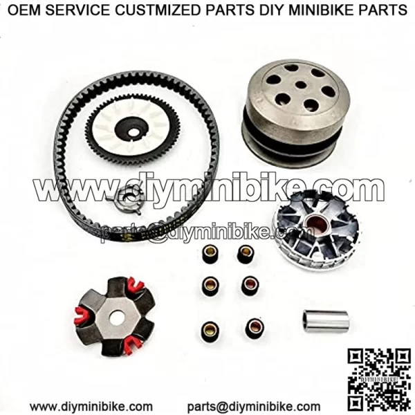 High Performance Clutch Assembly Set Fit GY6 50cc scooter 139QMB Engine Go Kart ATV Quad Moped