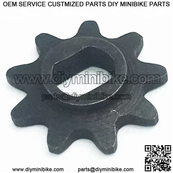 Go Kart Plate Sprocket 9 Tooth #25 Mini Bike - Image 2