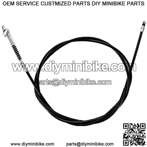 84.6" Rear Brake Cable Replacement for GY6 50cc 70cc 90cc 110cc 125cc 150cc ATV 4 Wheeler Quad Go Kart Moped Scooter