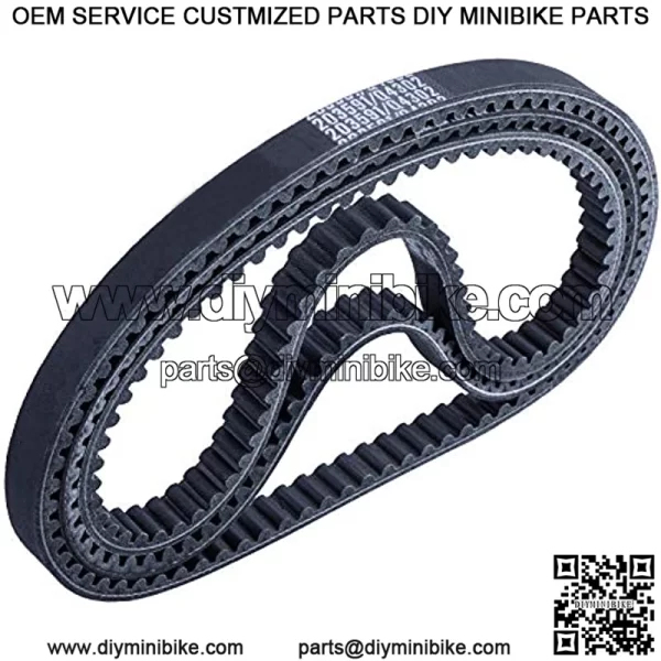 3 Pcs Go Kart Drive Belt 203591 Q4302W 30 Series Compatible with Yerf Dog Q430203W Q43103W Q43203W Manco Carter 5.56.5Kartco 7655 Rotary 12-10052 Belt Replace 3203 3002 Go Kart - Image 2