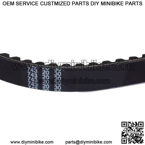 V-Belt CVT Drive Belt Reinforced 743 20 30, Compatible with GY6 125cc 150cc Motorcycle Scooter ATV