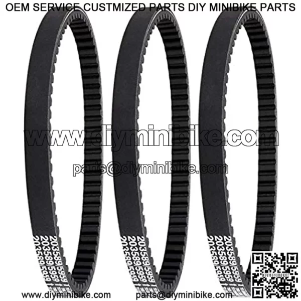 30 Series Torque Converter Go Kart Drive Belt Replaces For Manco 5959 / Comet 203589, 3 Packs - Image 2