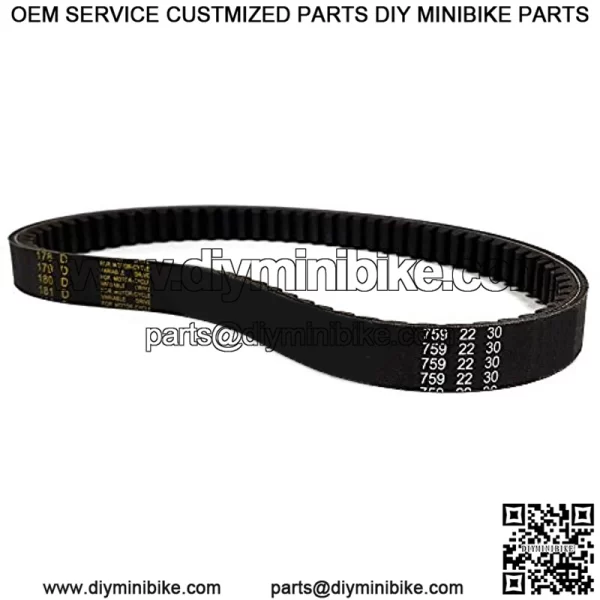 V-Belt CVT Drive Belt 759 22 30 Fits Yamaha Riva 125 '95-'00 and Yamaha YJ125 Vino '04-'05