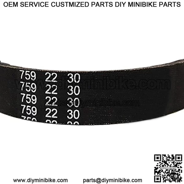 V-Belt CVT Drive Belt 759 22 30 Fits Yamaha Riva 125 '95-'00 and Yamaha YJ125 Vino '04-'05 - Image 2