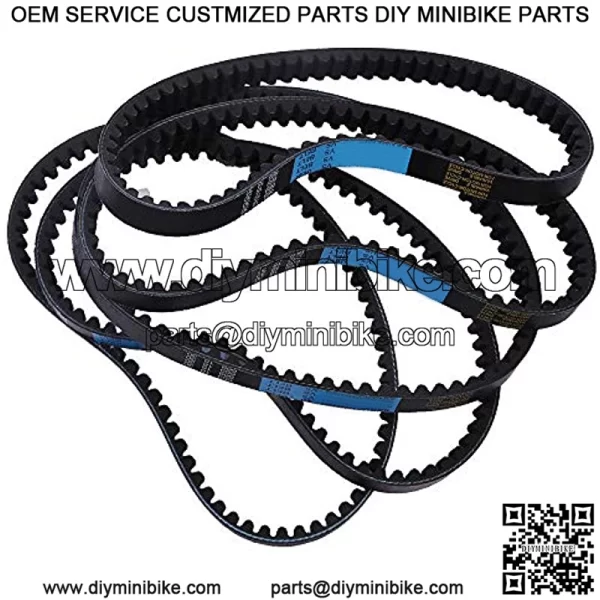 669 18 30 Drive Belt for 49CC 50CC GY6 Roketa Taotao Vespa Jonway Chinese Moped Scooter ATV Go Kart (Pack of 5) - Image 2