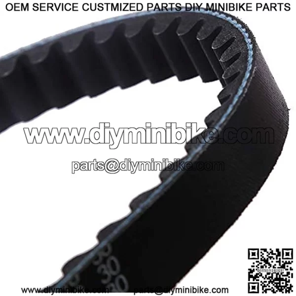 669 18 30 Drive Belt for 49CC 50CC GY6 Roketa Taotao Vespa Jonway Chinese Moped Scooter ATV Go Kart (Pack of 5) - Image 3