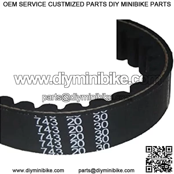 743-20-30 CVT Drive Belt 743 20 30 Scooter Moped 125cc 150cc 152QMI 157QMJ Go Fit for Kart GY6 CVT Fit for TAOTAO Fit for Roketa Fit for SUNL Fit for Tank - Image 2