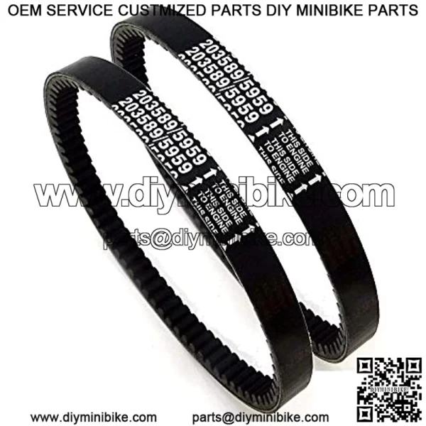 3pcs 30 Series Go Kart Drive Belt Replaces Manco 5959 / Comet 203589 - Image 4