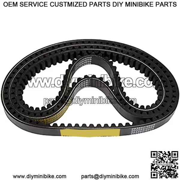 30 Series Go Kart Drive Belt Replace Manco 5959 / Comet 203589 / Murray 12-8487 / Baja Motorsports BB65-395 / Ken-Bar 300-009 255-299 / Rotary 8487.(3 PCS) - Image 4