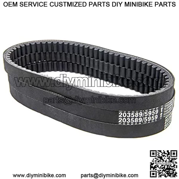 30 Series Go Kart Drive Belt Replaces Manco 5959 / Comet 203589??torque converter belt??Pack of 3?? - Image 2