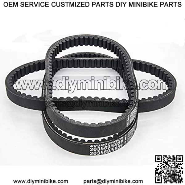 30 Series Go Kart Drive Belt Replaces Manco 5959 / Comet 203589??torque converter belt??Pack of 3?? - Image 3