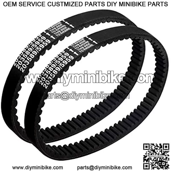 30 Series Go Kart Drive Belt torque converter belt Replaces For comet 203589 / manco 5959 murray 12-8487 baja Motorsports BB65-395 ken-Bar 300-009 255-299 rotary 8487??3pc?? - Image 4