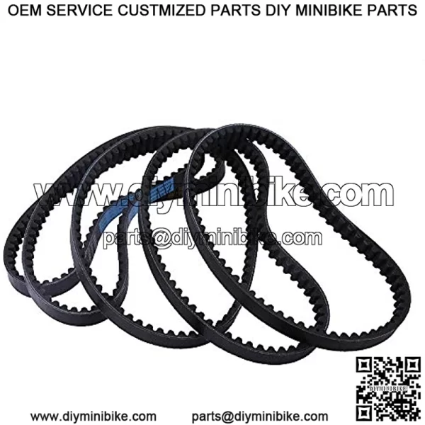 669-18-30 Drive Belt, Motorcycle Scooter Drive Belt fits for GY6 49CC 50CC Roketa Taotao Vespa Jonway Scooters, Moped, Go Kart & ATV, 5 PCS Transmission Belt - Image 4