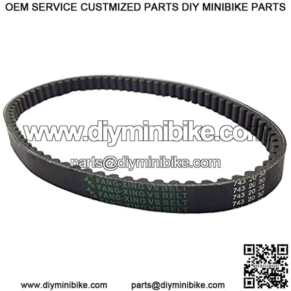 TC-Motor 743 20 30 Drive Belt For GY6 125cc 150cc Engine Chinese Moped Scooter Quad 4 Wheeler Go Kart ATV