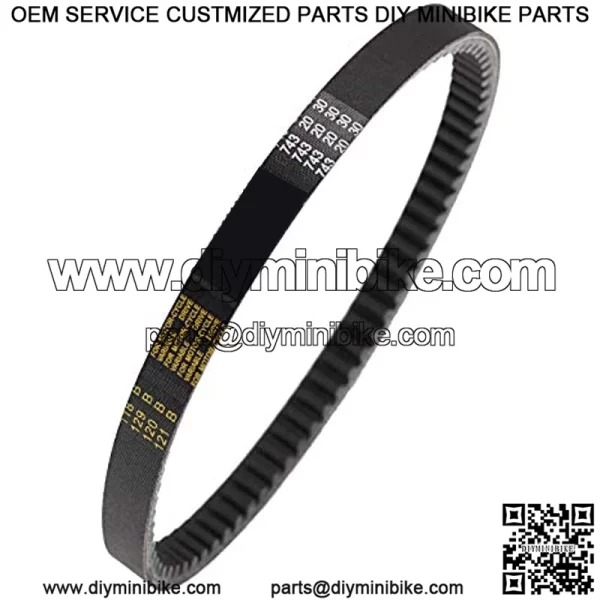 Drive Belt Compatible with GY6 125cc 150cc 52QMI 157QMJ Engine Scooter Moped ATV Go Kart 743 20 30 (Pack of 1)