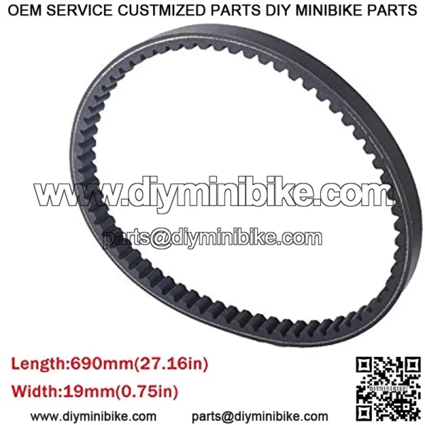 203589 Go Kart Drive Belt 30 Series Belt for 5hp-7hp Engine Compatible with Comet Manco 5959 - Image 2