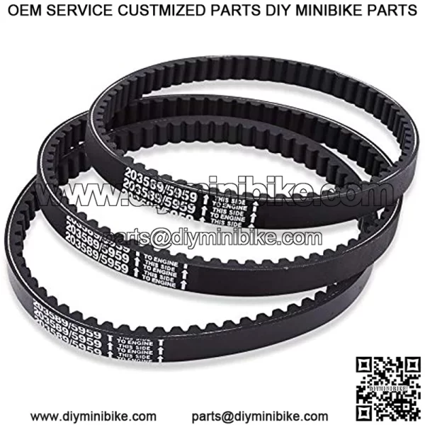 Go Kart Drive Belt for Replaces Manco 5959 Comet 203589 3 x 30 Series