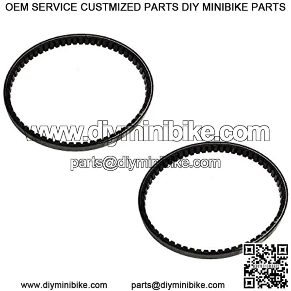 (2) New TORQUE CONVERTER Cogged Go Kart Cart BELTS for Comet 203589A 30 Series