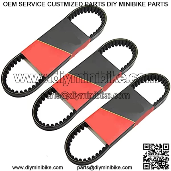 203591 30 Series Go Kart Drive Belt for Yerf Dog Manco Carter 5.5hp 6.5hp 203591-Q430203W Cart 3pcs