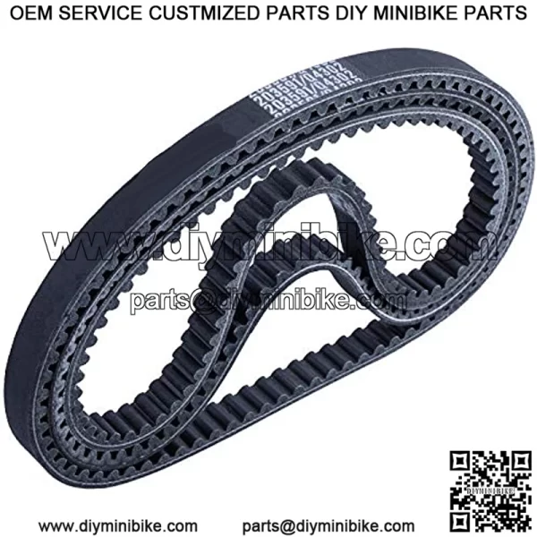 3 Pcs Go Kart Drive Belt 203591 Q4302W 30 Series Compatible with Yerf Dog Q430203W Q43103W Q43203W Manco Carter 5.5hp 6.5hp Kartco 7655 Rotary 12-10052 Belt Replace 3203 3002 Go Kart - Image 2