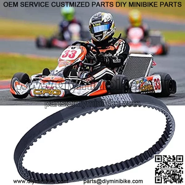 3 Pcs Go Kart Drive Belt 203591 Q4302W 30 Series Compatible with Yerf Dog Q430203W Q43103W Q43203W Manco Carter 5.5hp 6.5hp Kartco 7655 Rotary 12-10052 Belt Replace 3203 3002 Go Kart - Image 4