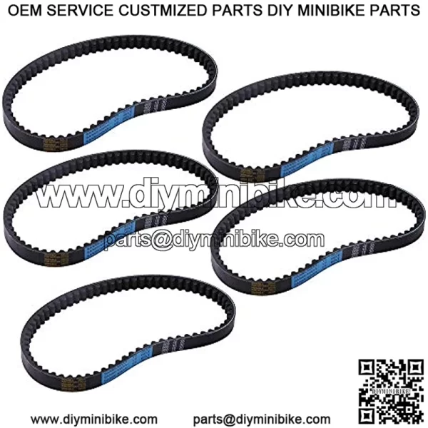 5-Pack 669 18 30 CVT Drive Belt Replacement for 49CC 50CC GY6 Roketa Taotao Vespa Jonway Scooter