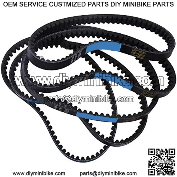 5-Pack 669 18 30 CVT Drive Belt Replacement for 49CC 50CC GY6 Roketa Taotao Vespa Jonway Scooter - Image 2