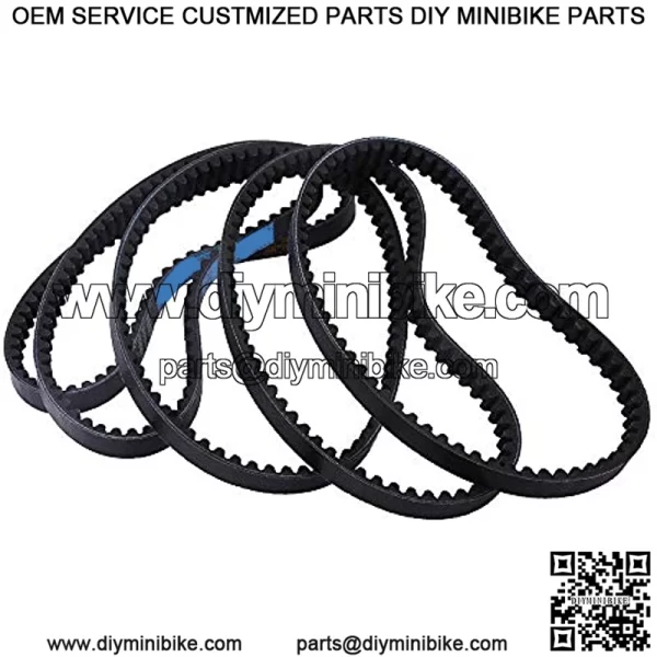 5-Pack 669 18 30 CVT Drive Belt Replacement for 49CC 50CC GY6 Roketa Taotao Vespa Jonway Scooter - Image 3