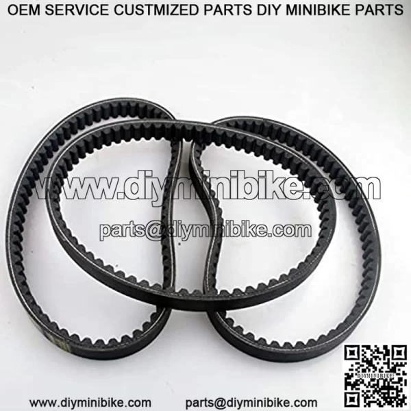 Drive Belt Replacement Compatible with 3 Pcs Go Kart Drive Belt 725 for 30 Series Torque Converter Belts - Image 3