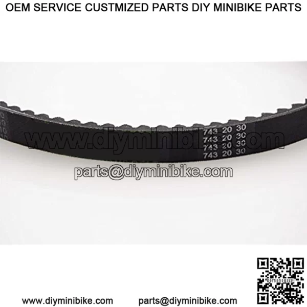 Drive Belt 743-20-30 Replacement for GY6 150cc Chinese Scooter Moped Go Kart - Image 3