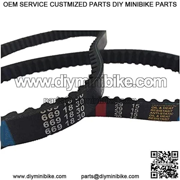 1PCS 669 18 30 CVT Drive Belt For 49CC 50CC GY6 139QMB Roketa Baja Tank JMSTAR Taotao Vespa Jonway Moped Scooter ATV Go Kart - Image 4