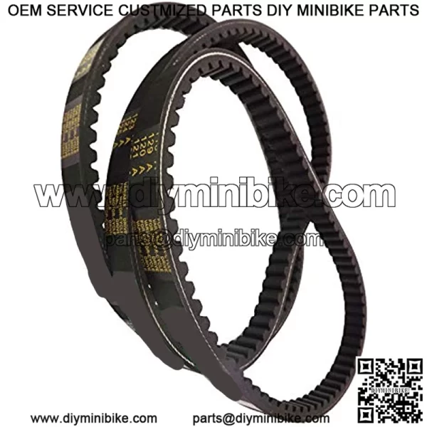 3PCS Go Kart Drive Belt 725 Replacement for 30 Series Torque Converter Set - Image 2