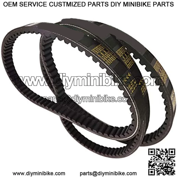 3PCS Go Kart Drive Belt 725 Replacement for 30 Series Torque Converter Set - Image 3