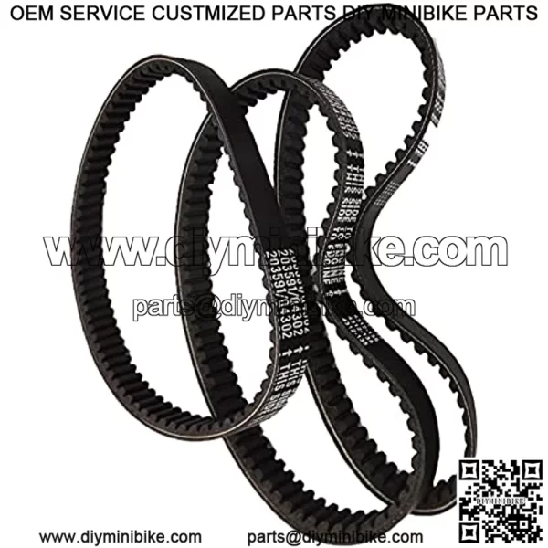 3 - Pack Go Kart Drive Belt Replacement for Yerf - Dog Go Cart 203591 Q430203W - Image 3