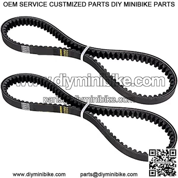 Pack of 2 Go Kart 37X98 Drive Belt Fit for Comet Torque Converter 203597 Replaces 10042